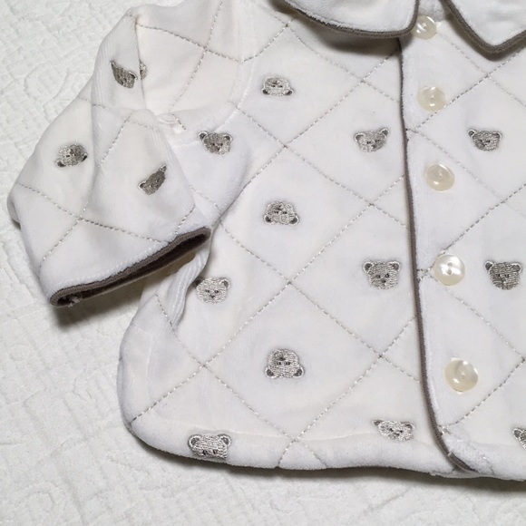 0-3m (5/$20) Velour Light Jacket/Cardigan by First Impressions - Picture 3 of 15